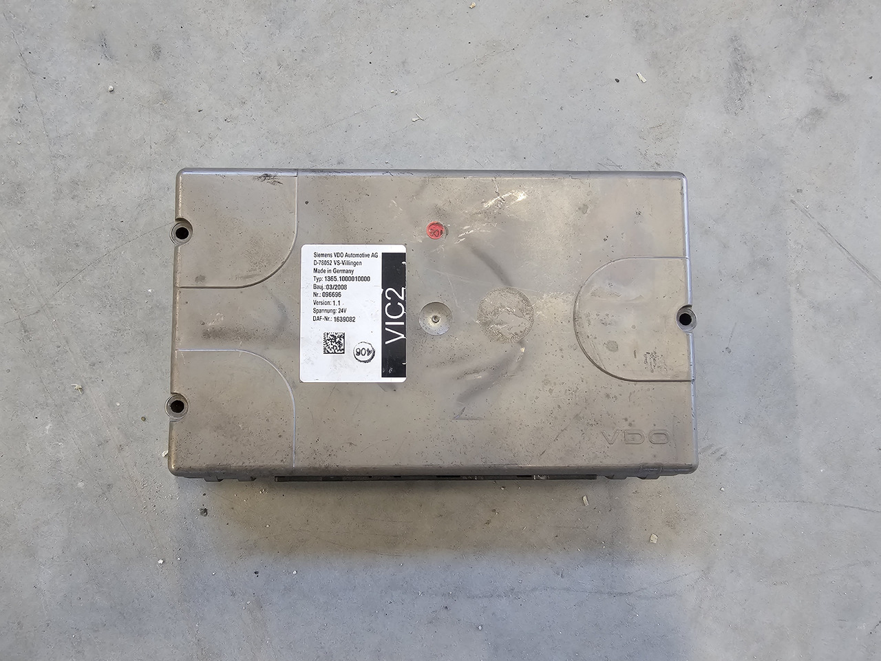 DAF XF CF / VIC2 CONTROL UNIT / 1639082 - Centralina electrónica: foto 2 DAF XF CF / VIC2 CONTROL UNIT / 1639082 - Centralina electrónica: foto 2