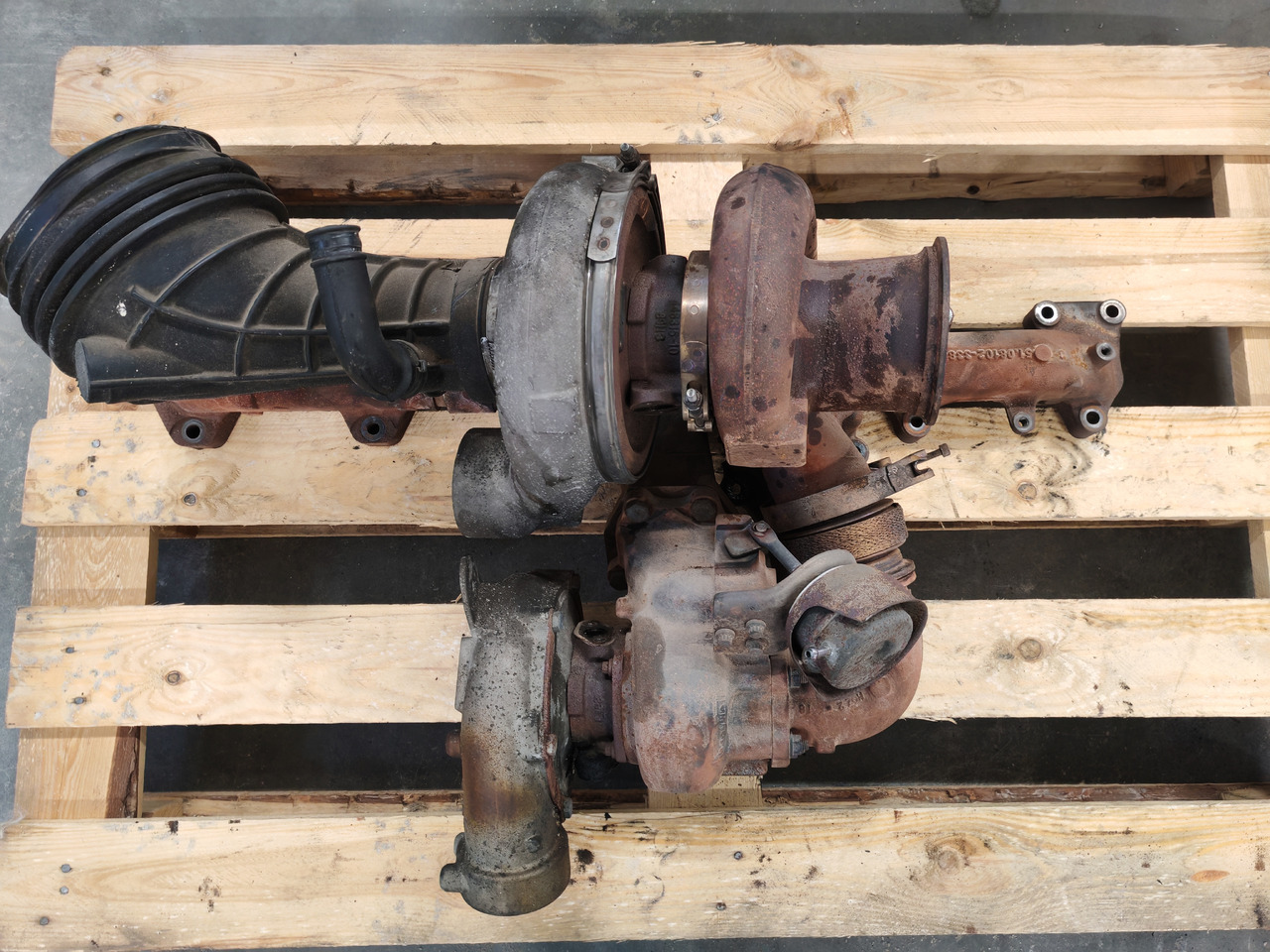 MAN TGS TGX EURO 6 / D2676LF / TURBOCHARGER DUAL SET/ 51091017292 - Turbocompressor: foto 2 MAN TGS TGX EURO 6 / D2676LF / TURBOCHARGER DUAL SET/ 51091017292 - Turbocompressor: foto 2