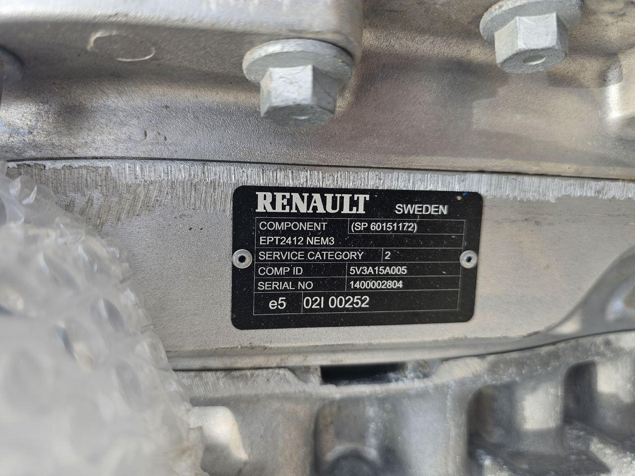 Motor RENAULT ELECTRIC ENGINE / EPT2412 / NEM3 / T E-TECH C-ETECH: foto 13 Motor RENAULT ELECTRIC ENGINE / EPT2412 / NEM3 / T E-TECH C-ETECH: foto 13