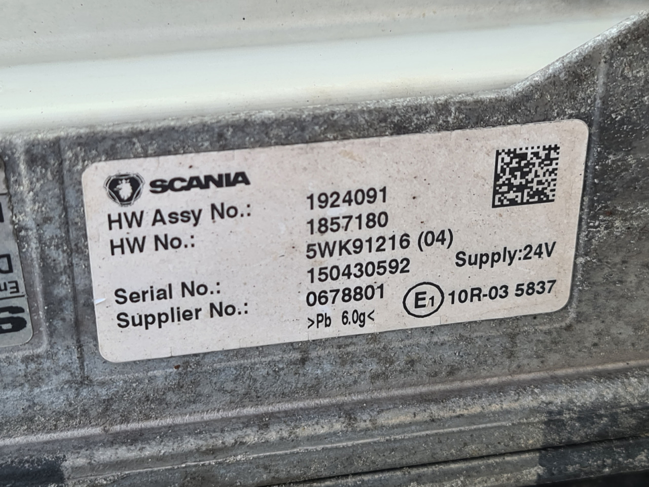 Motor SCANIA R ENGINE / DC16 147 L01 450HP / EURO 6 / WORLDWIDE DELIVERY: foto 8