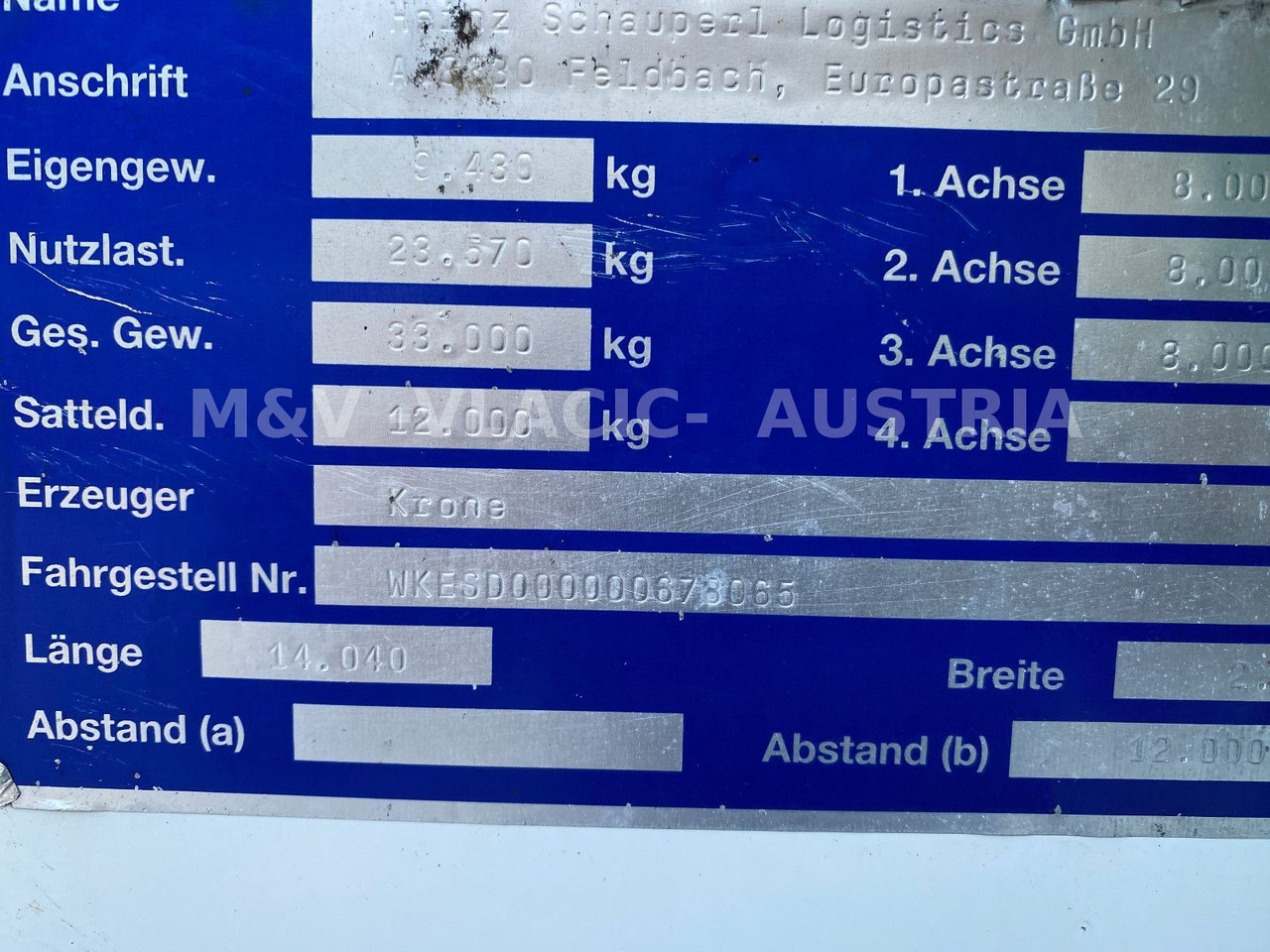 Krone Doppelstock / Carrier 1950 - Semi-reboque frigorífico: foto 5 Krone Doppelstock / Carrier 1950 - Semi-reboque frigorífico: foto 5