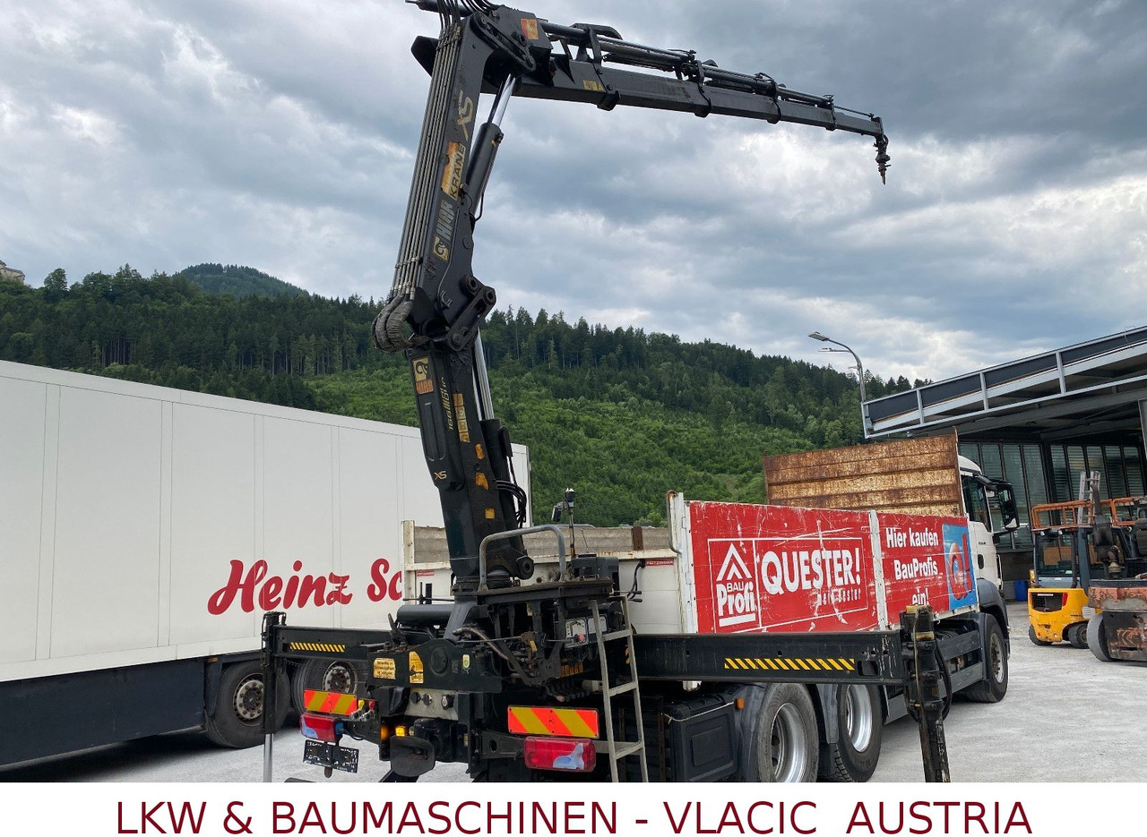 MAN TGS 26.400 6x4 mit Kran HIAB 166 - Camião de caixa aberta/ Plataforma, Camião grua: foto 5 MAN TGS 26.400 6x4 mit Kran HIAB 166 - Camião de caixa aberta/ Plataforma, Camião grua: foto 5