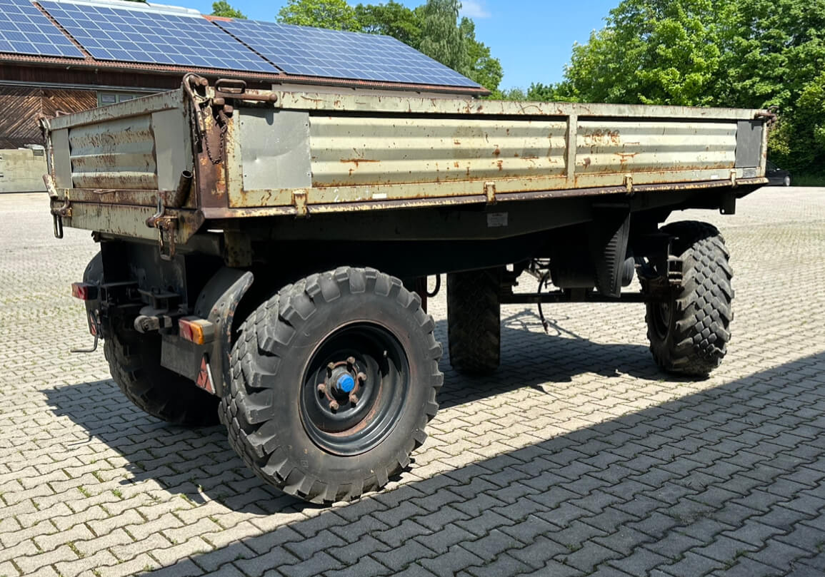 Unimog Anhänger 3 Seitenkipper Müller Mitteltal KD - Reboque basculante: foto 5 Unimog Anhänger 3 Seitenkipper Müller Mitteltal KD - Reboque basculante: foto 5