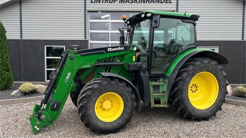 John Deere 6115R Med frontlæsser og krybegear - Trator: foto 1 John Deere 6115R Med frontlæsser og krybegear - Trator: foto 1