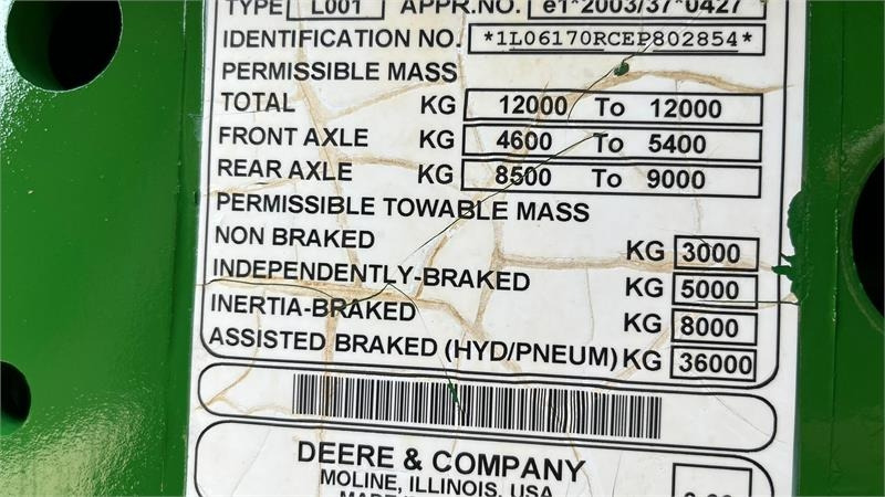 John Deere 6170R AutoPower. Meget velholdt traktor med få tim - Trator: foto 2 John Deere 6170R AutoPower. Meget velholdt traktor med få tim - Trator: foto 2