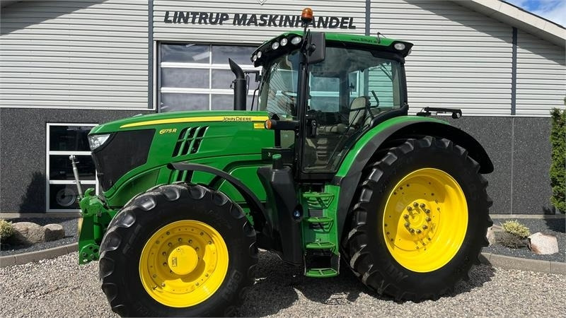 John Deere 6175R Med frontlift og frontPTO samt luft anlæg - Trator: foto 1 John Deere 6175R Med frontlift og frontPTO samt luft anlæg - Trator: foto 1