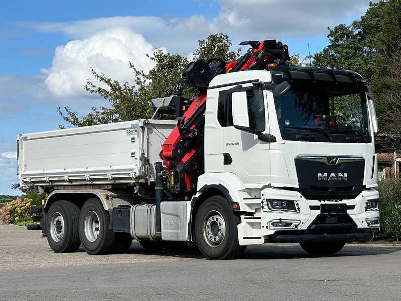 MAN TGS 26.430 2022!EURO6!! 6x2!! PALFINGER 23tm+JIB+LIER/WINCH!!DREISEITEN KIPPER/BORDMATIC!!9tkm - Camião basculante, Camião grua: foto 2 MAN TGS 26.430 2022!EURO6!! 6x2!! PALFINGER 23tm+JIB+LIER/WINCH!!DREISEITEN KIPPER/BORDMATIC!!9tkm - Camião basculante, Camião grua: foto 2