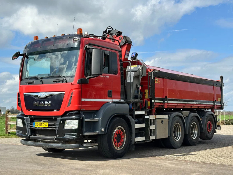 MAN TGS 35.400 8X4 TRIPLE!! EURO6!! Z-KRAAN/KIPPER!!TOP!! - Camião basculante, Camião grua: foto 4 MAN TGS 35.400 8X4 TRIPLE!! EURO6!! Z-KRAAN/KIPPER!!TOP!! - Camião basculante, Camião grua: foto 4