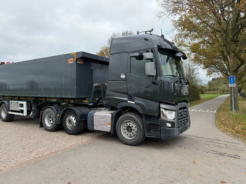 Renault T480 6x2 trekker 262dkm!! TRAILER WITH CRANE FOR SCREED! - Tractor: foto 4 Renault T480 6x2 trekker 262dkm!! TRAILER WITH CRANE FOR SCREED! - Tractor: foto 4