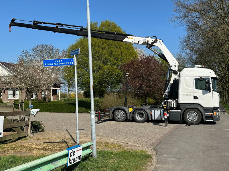 Scania R450 6x2 !!TRACTOR!!!CRANE/GRUE/HMF 50TM!!TOP!EURO6!! - Tractor: foto 4 Scania R450 6x2 !!TRACTOR!!!CRANE/GRUE/HMF 50TM!!TOP!EURO6!! - Tractor: foto 4