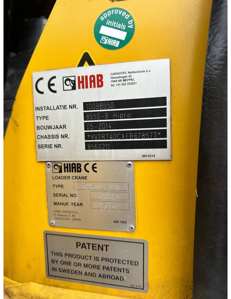 Tractor Volvo FH 500 !TRACTOR!!!CRANE/GRUE/HIAB 85TM!!TOP!EURO6: foto 18 Tractor Volvo FH 500 !TRACTOR!!!CRANE/GRUE/HIAB 85TM!!TOP!EURO6: foto 18