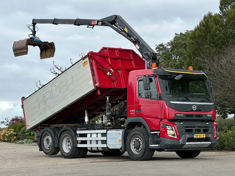 Volvo FMX 330 EURO6!!6X4!!VOORAS AANGEDREVEN!!Z-Kraan/KIPPER!! - Camião basculante, Camião grua: foto 1 Volvo FMX 330 EURO6!!6X4!!VOORAS AANGEDREVEN!!Z-Kraan/KIPPER!! - Camião basculante, Camião grua: foto 1