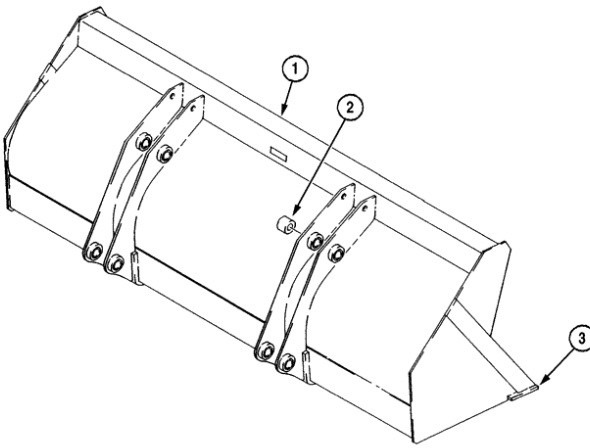 Case 141793A1 - Balde carregador: foto 2 Case 141793A1 - Balde carregador: foto 2