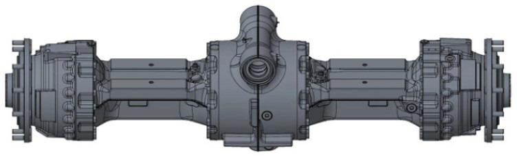 Case 51506527 - 91727501 - Eixo traseiro para Máquina de construção: foto 1 Case 51506527 - 91727501 - Eixo traseiro para Máquina de construção: foto 1