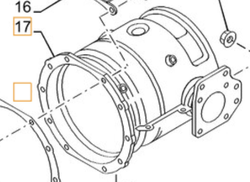 Case 51588890 - Conversor catalítico para Máquina de construção: foto 1 Case 51588890 - Conversor catalítico para Máquina de construção: foto 1