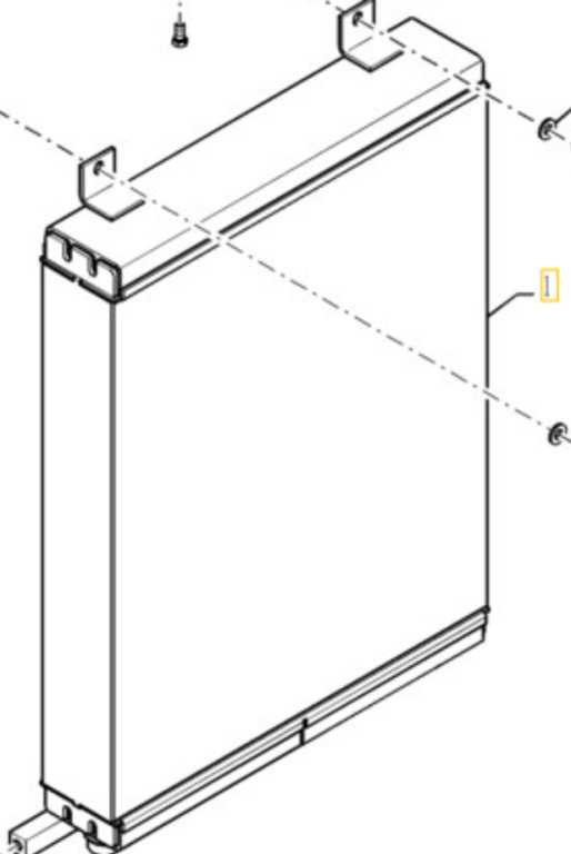 Case 84279839 - Radiador de óleo para Máquina de construção: foto 2 Case 84279839 - Radiador de óleo para Máquina de construção: foto 2