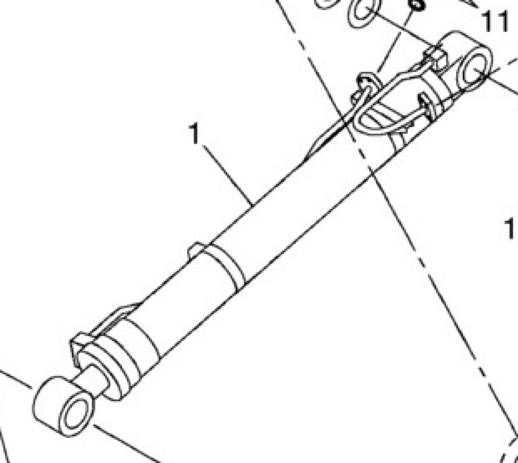 Case KWV12490 - KMV12490 - Cilindro hidráulico para Máquina agrícola: foto 1 Case KWV12490 - KMV12490 - Cilindro hidráulico para Máquina agrícola: foto 1