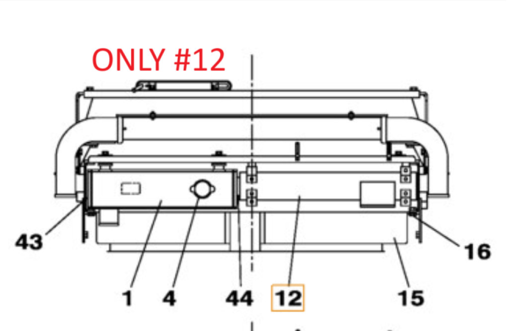 Case LN002110 - LN001580 - Intercooler para Máquina de construção: foto 1 Case LN002110 - LN001580 - Intercooler para Máquina de construção: foto 1