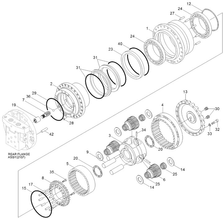 Hyundai 412B1001-0000 - Comando final para Máquina de construção: foto 1 Hyundai 412B1001-0000 - Comando final para Máquina de construção: foto 1