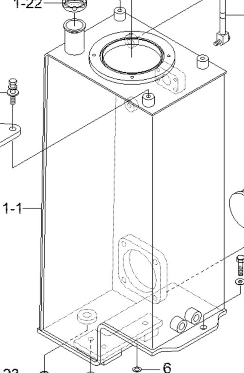 New Holland 31MH-01015YL - Tanque hidráulico para Máquina de construção: foto 1 New Holland 31MH-01015YL - Tanque hidráulico para Máquina de construção: foto 1