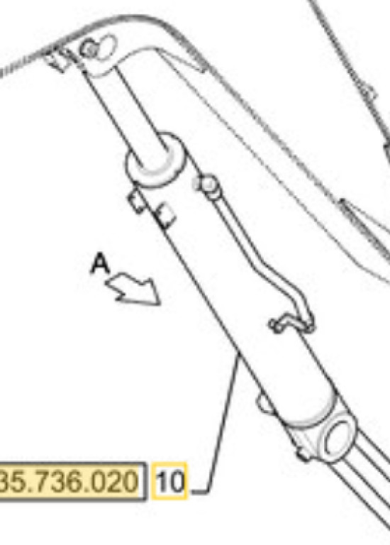 New Holland 31MK-52912CG - 31MK-52912 - Cilindro hidráulico para Máquina de construção: foto 3 New Holland 31MK-52912CG - 31MK-52912 - Cilindro hidráulico para Máquina de construção: foto 3