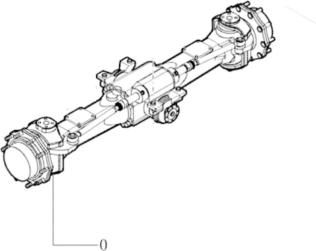 New Holland 71436407 - Eixo dianteiro para Máquina de construção: foto 1 New Holland 71436407 - Eixo dianteiro para Máquina de construção: foto 1
