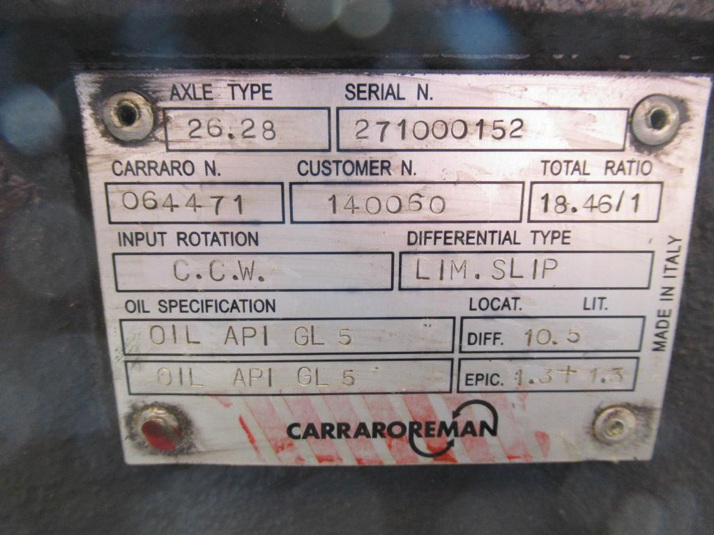 New Holland 85821298 - 87674863 - Eixo dianteiro para Máquina de construção: foto 2 New Holland 85821298 - 87674863 - Eixo dianteiro para Máquina de construção: foto 2