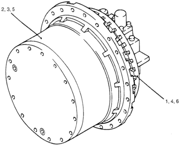 New Holland Kobelco YN15V00011F4 - YN15V00011F1 - Comando final para Máquina agrícola: foto 1 New Holland Kobelco YN15V00011F4 - YN15V00011F1 - Comando final para Máquina agrícola: foto 1