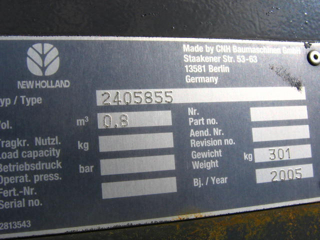 New Holland Unknown - - Balde carregador: foto 3 New Holland Unknown - - Balde carregador: foto 3