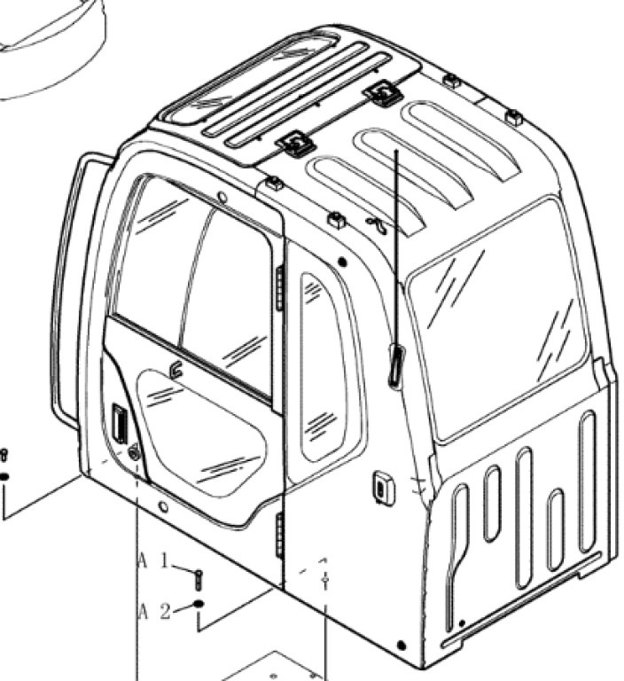 New Holland YN02C00134P1 - YN02C00135F1 - Cabine para Máquina agrícola: foto 1 New Holland YN02C00134P1 - YN02C00135F1 - Cabine para Máquina agrícola: foto 1
