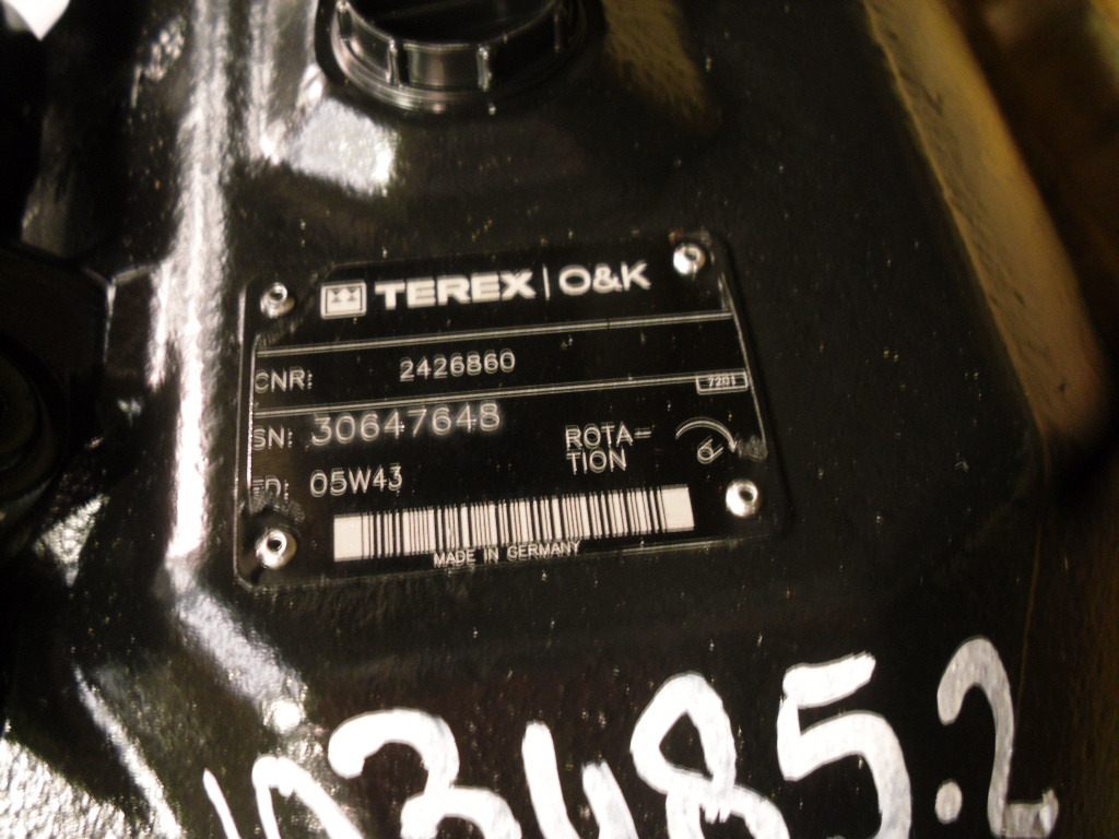 Terex O&K 2426860 - - Bomba hidráulica para Máquina de construção: foto 2 Terex O&K 2426860 - - Bomba hidráulica para Máquina de construção: foto 2