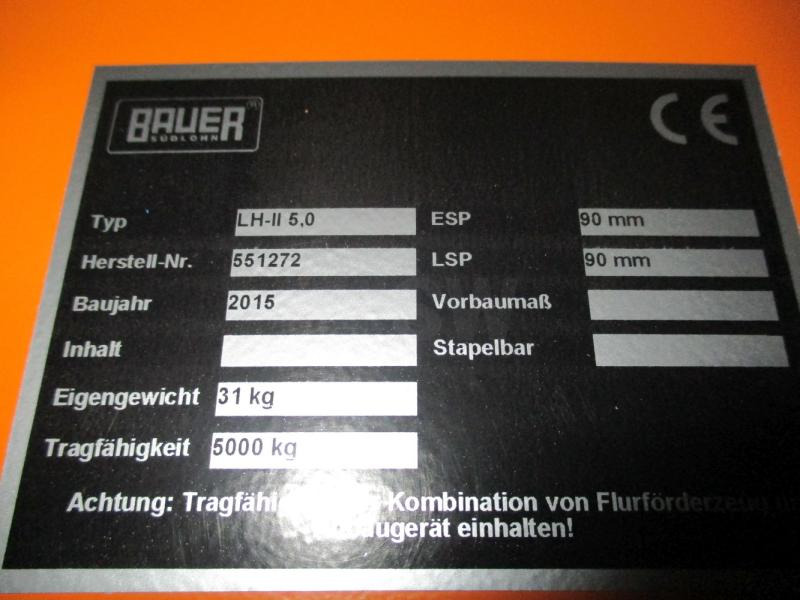 Bauer Lasthaken LH-II 5,0 - Equipamento para Equipamento de movimentação: foto 3 Bauer Lasthaken LH-II 5,0 - Equipamento para Equipamento de movimentação: foto 3