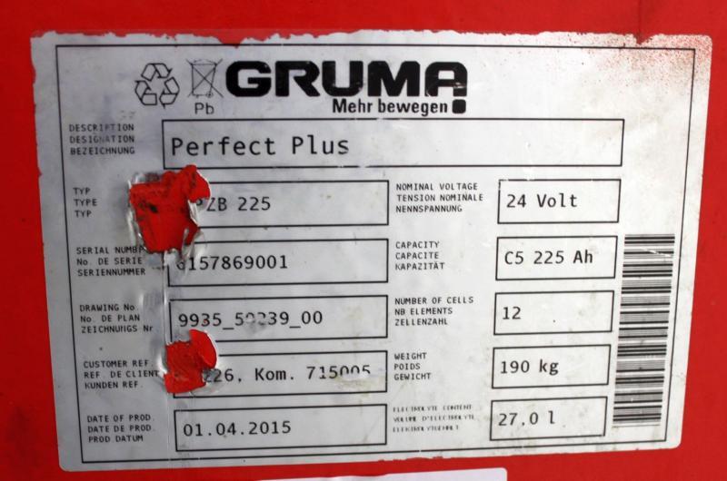 GRUMA 24 Volt 3 PzB 225 Ah - Bateria automotiva: foto 5 GRUMA 24 Volt 3 PzB 225 Ah - Bateria automotiva: foto 5