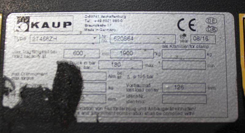 KAUP 2T466ZH - Garfos para Empilhador: foto 4 KAUP 2T466ZH - Garfos para Empilhador: foto 4