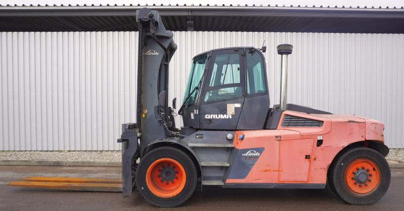 Linde H 160 D/1200 1401 - Empilhador a diesel: foto 4 Linde H 160 D/1200 1401 - Empilhador a diesel: foto 4