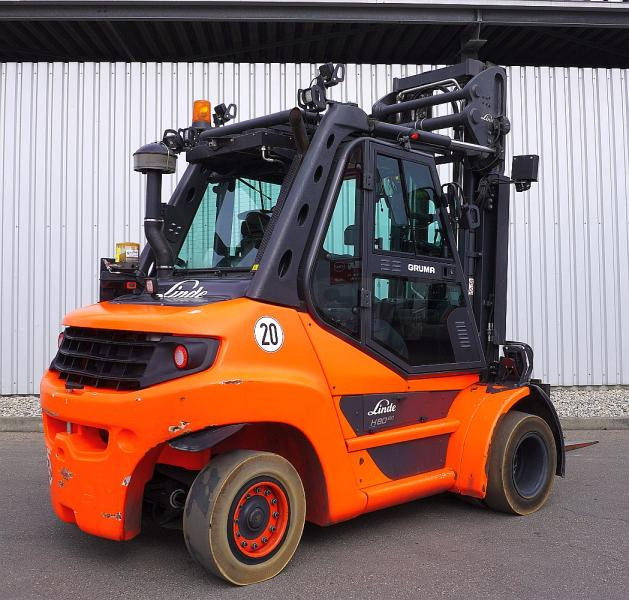Linde H 80 D/600 EVO 396-03 - Empilhador a diesel: foto 2 Linde H 80 D/600 EVO 396-03 - Empilhador a diesel: foto 2