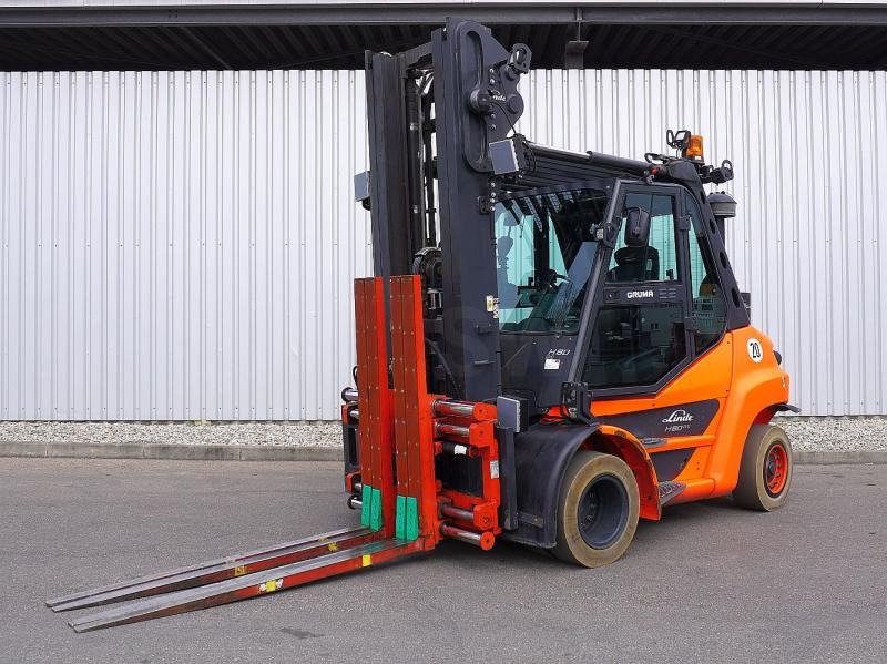 Linde H 80 D/600 EVO 396-03 - Empilhador a diesel: foto 1 Linde H 80 D/600 EVO 396-03 - Empilhador a diesel: foto 1