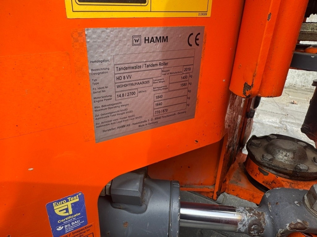 Compactador de asfalto Hamm HD 8 VV: foto 11