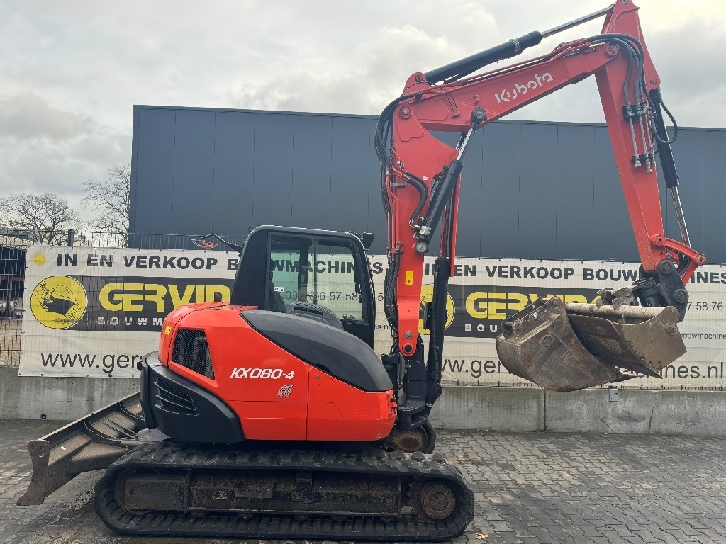 Mini escavadeira Kubota KX 080-4: foto 15