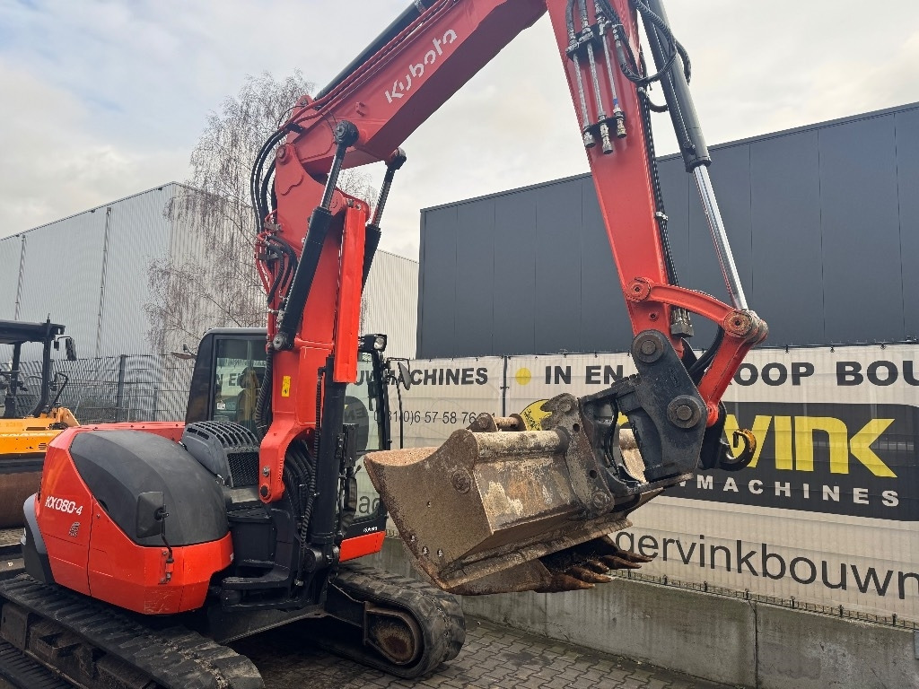 Mini escavadeira Kubota KX 080-4: foto 16