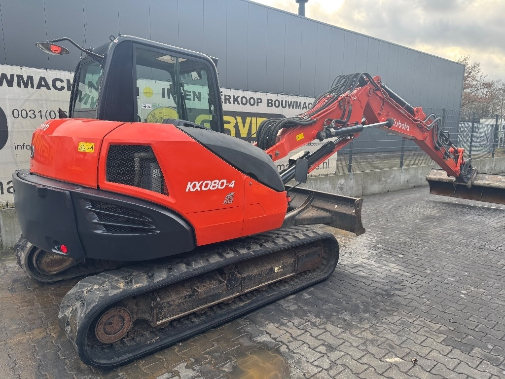 Mini escavadeira Kubota KX 080-4: foto 17