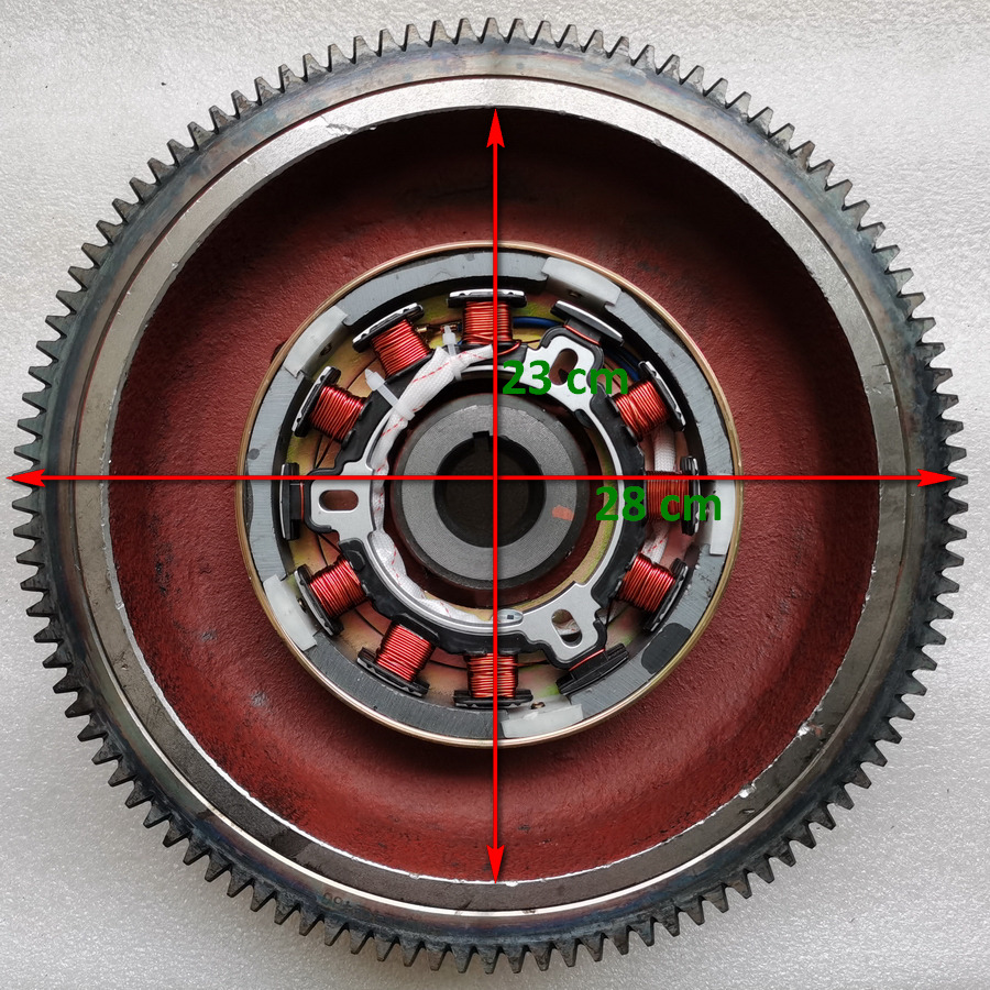 KOOP Genuine Electric Start Flywheel with Gear Ring - Volante do motor para Pá carregadora de rodas: foto 2 KOOP Genuine Electric Start Flywheel with Gear Ring - Volante do motor para Pá carregadora de rodas: foto 2