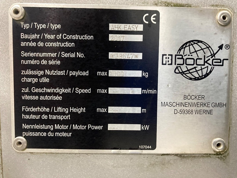 Grua todo o terreno Böcker AHK 27/1200 Easyline: foto 6 Grua todo o terreno Böcker AHK 27/1200 Easyline: foto 6