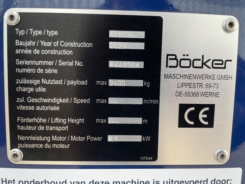Böcker AHK 36E - Grua todo o terreno: foto 3 Böcker AHK 36E - Grua todo o terreno: foto 3