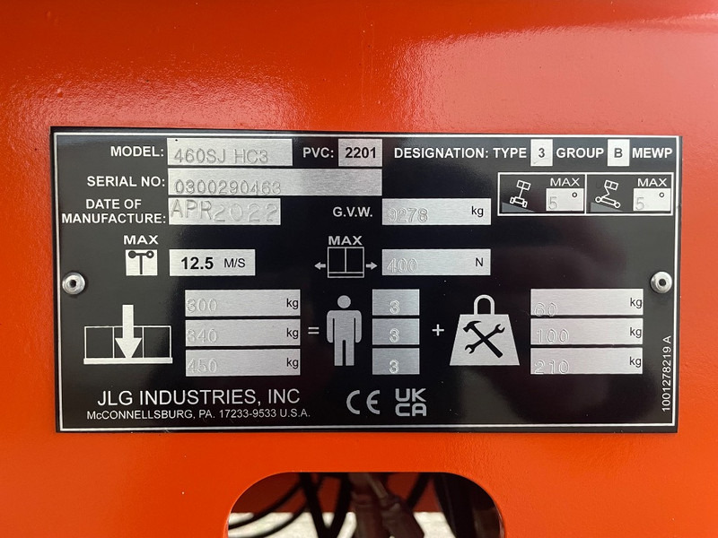 JLG 460 SJ HC3 - Plataforma telescópica: foto 3 JLG 460 SJ HC3 - Plataforma telescópica: foto 3
