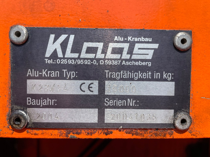 Klaas K 28-34 - Grua todo o terreno: foto 3 Klaas K 28-34 - Grua todo o terreno: foto 3