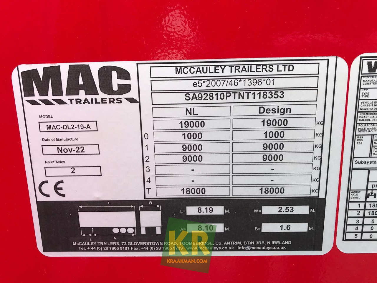 16 PREMIUM MAC Trailers - Reboque baixa: foto 3 16 PREMIUM MAC Trailers - Reboque baixa: foto 3