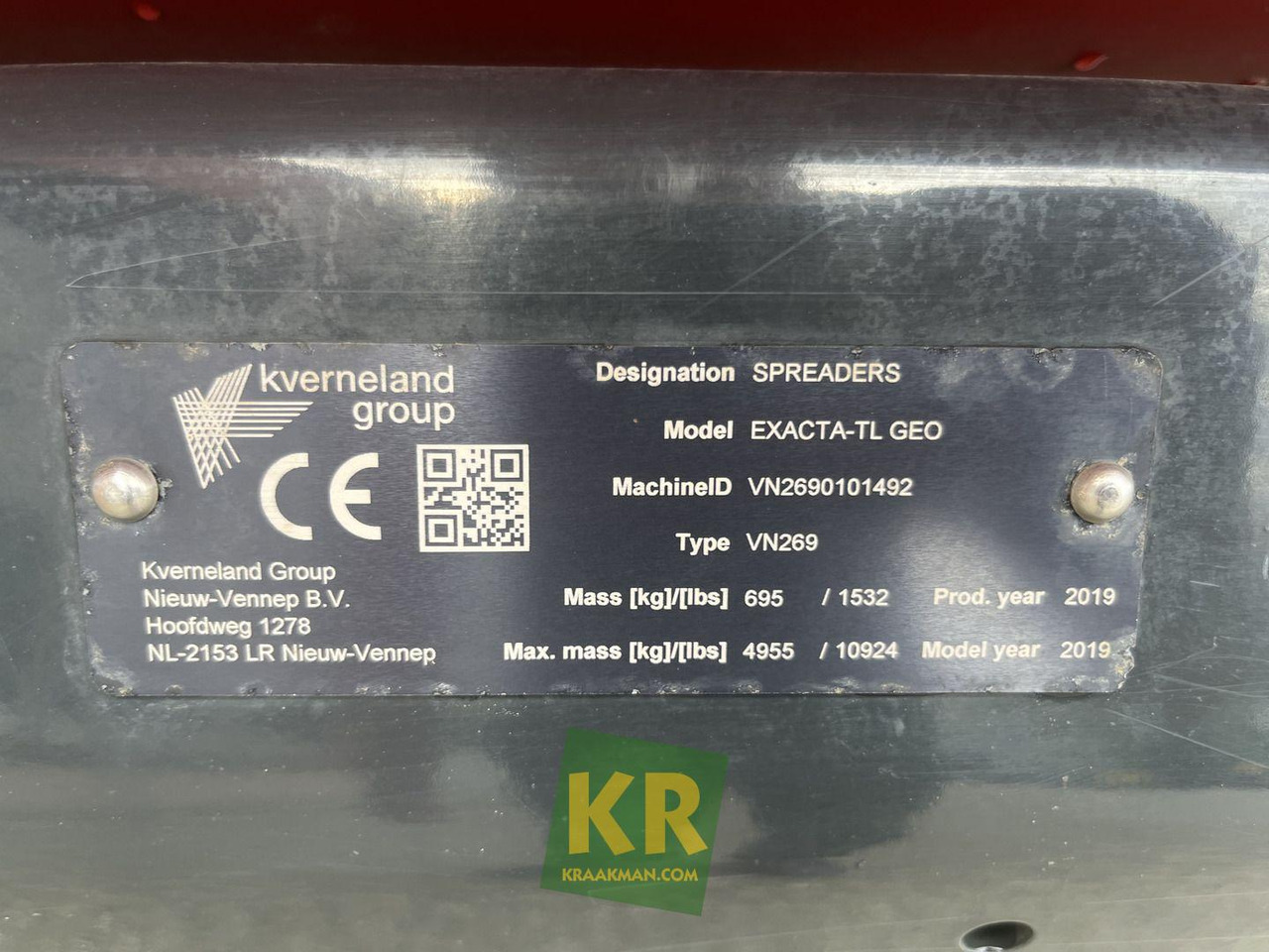 Exacta TL Kverneland - Distribuidor de fertilizantes: foto 5 Exacta TL Kverneland - Distribuidor de fertilizantes: foto 5
