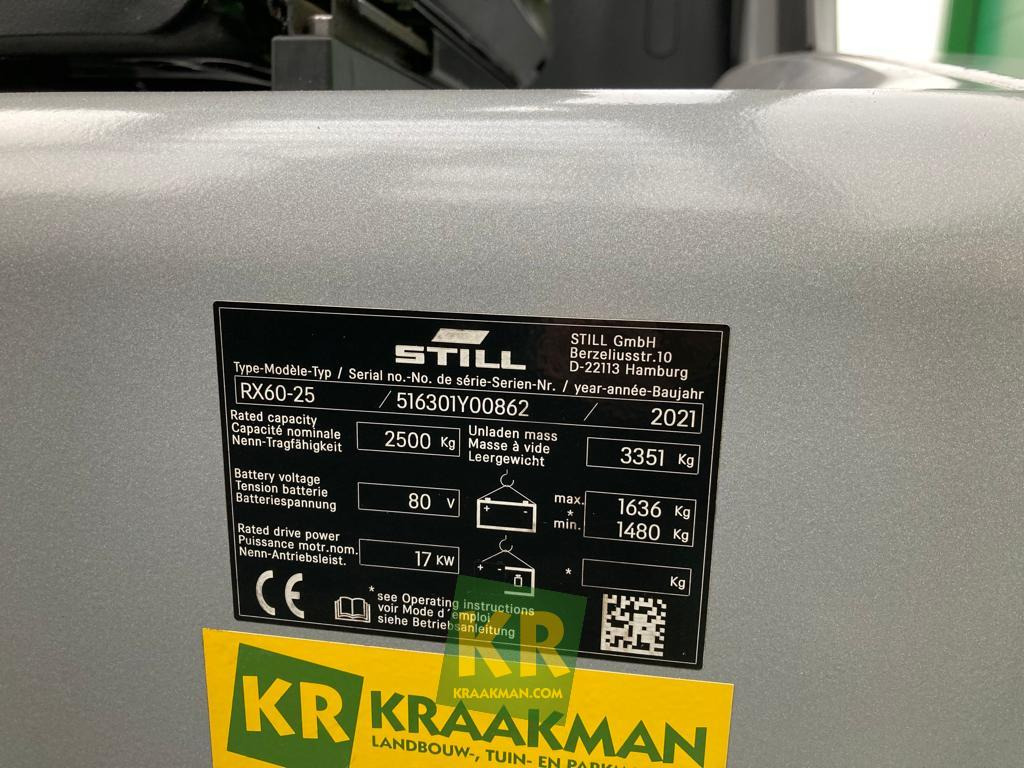 Empilhador elétrico novo Still RX 60-25: foto 15