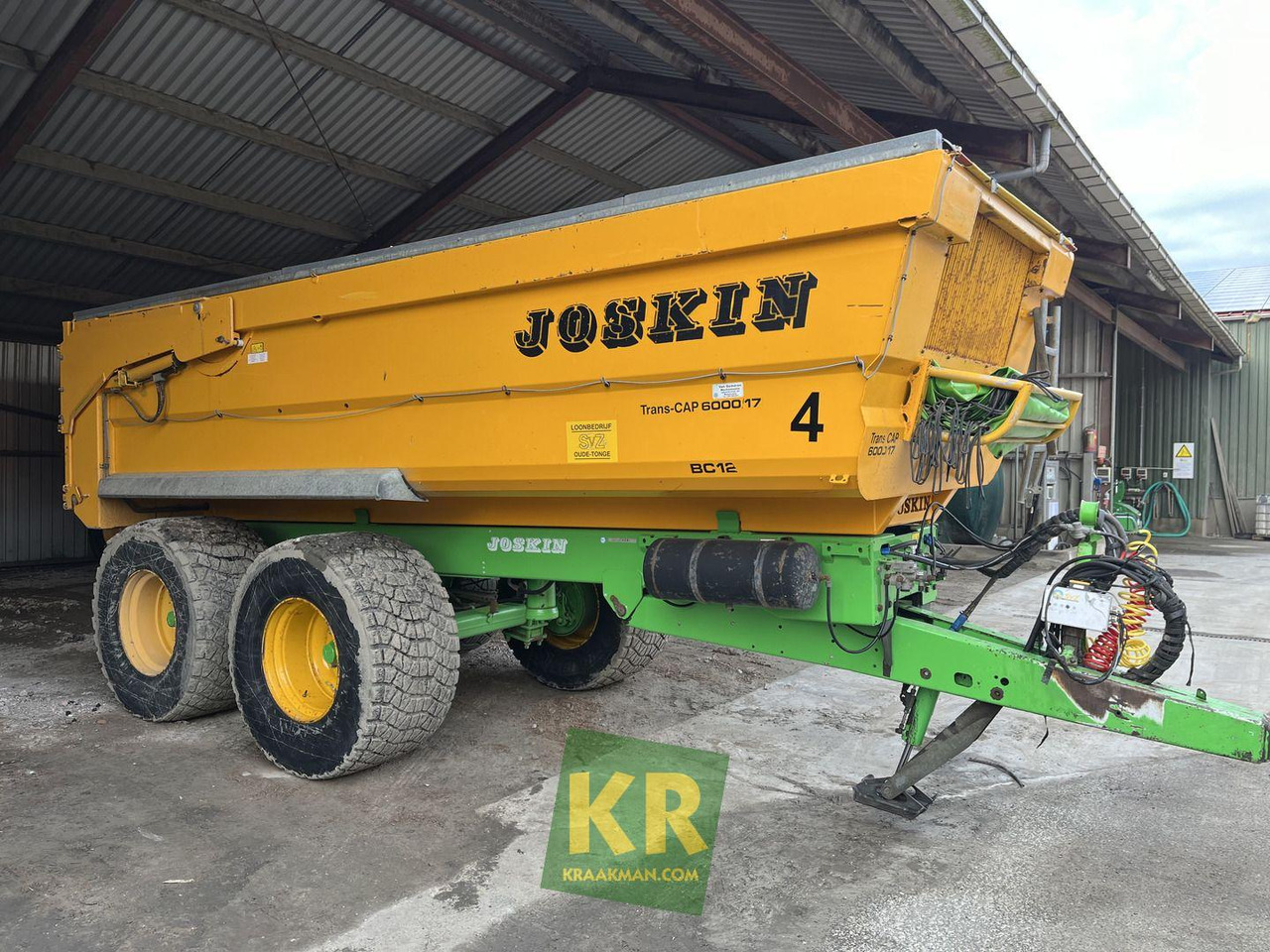 Trans-Cap 6000/17 Joskin - Reboque basculante agrícola: foto 1 Trans-Cap 6000/17 Joskin - Reboque basculante agrícola: foto 1